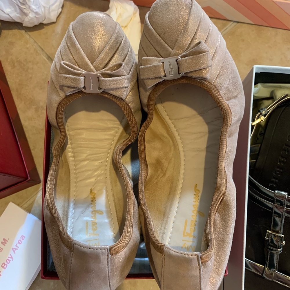 Salvatore Ferragamo Ballet Flats size 37.5